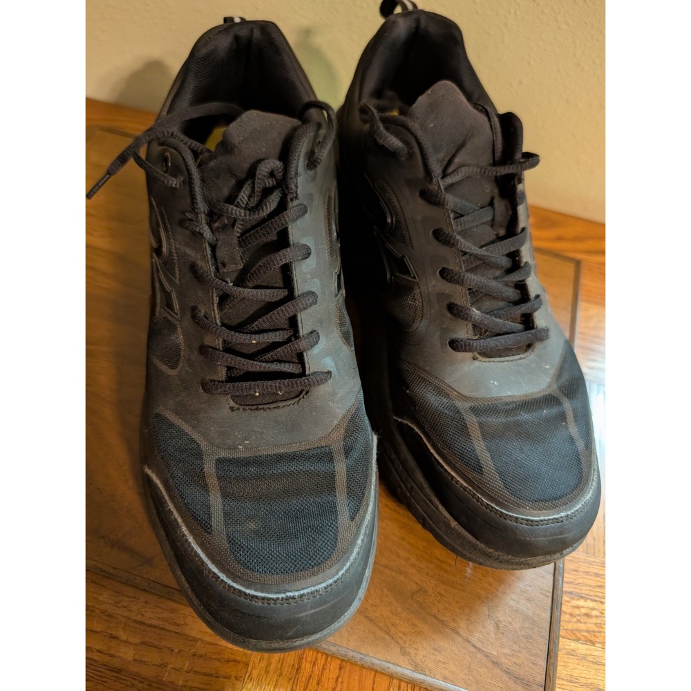 Gravity Defyer Mens Mighty Walk Sneakers Walking Shoes Black Gray Lace Up 11 - Picture 2 of 6